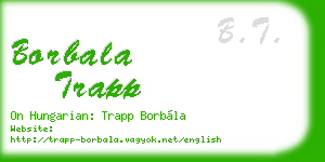 borbala trapp business card